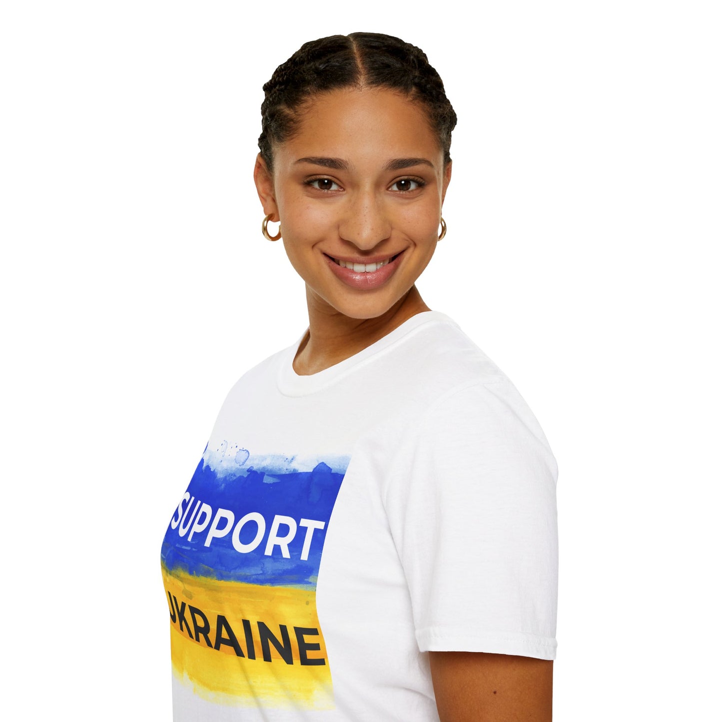 Support Ukraine T-Shirt – Ukrainian Flag Solidarity Tee