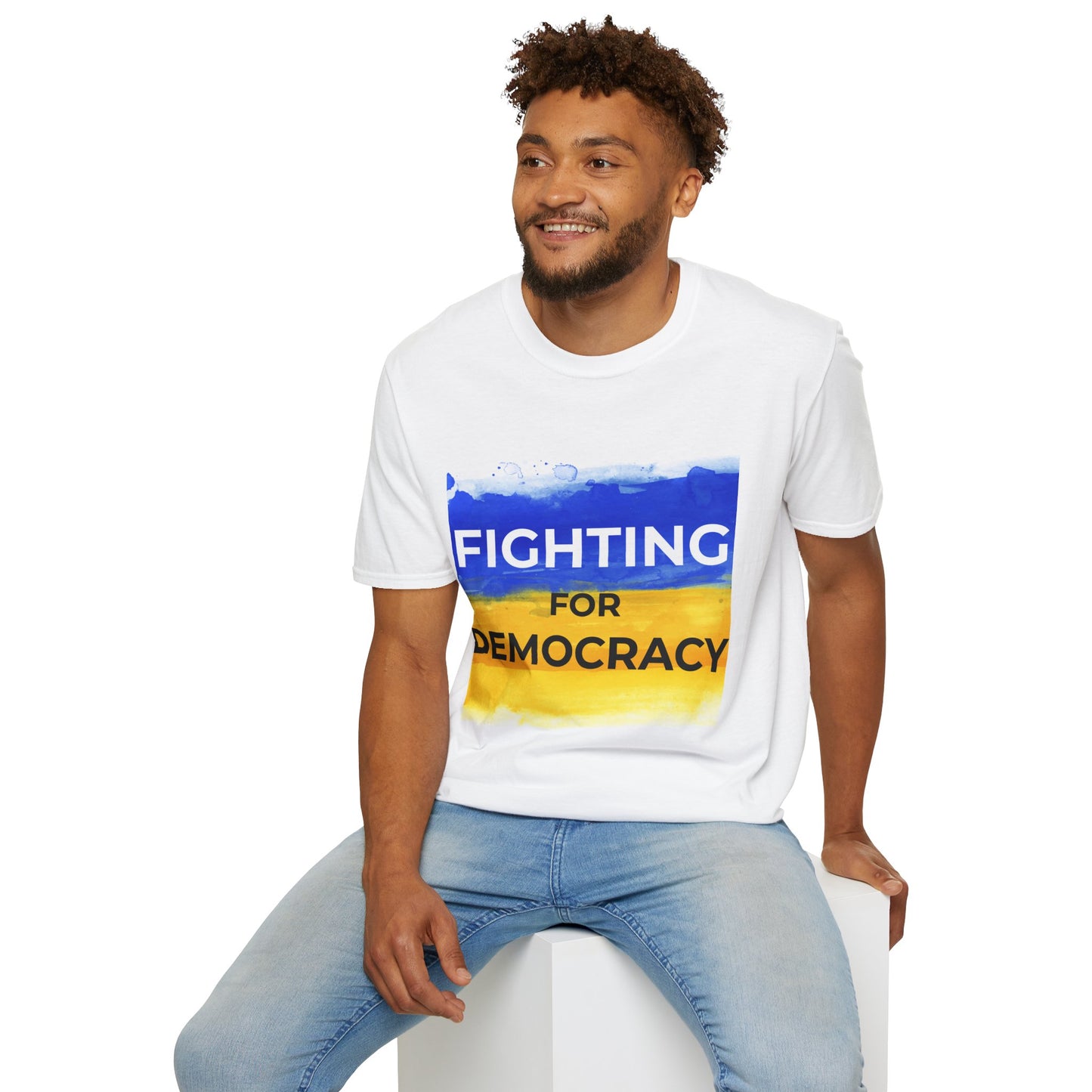 Fighting for Democracy T-Shirt | Stand With Ukraine & Support Freedom