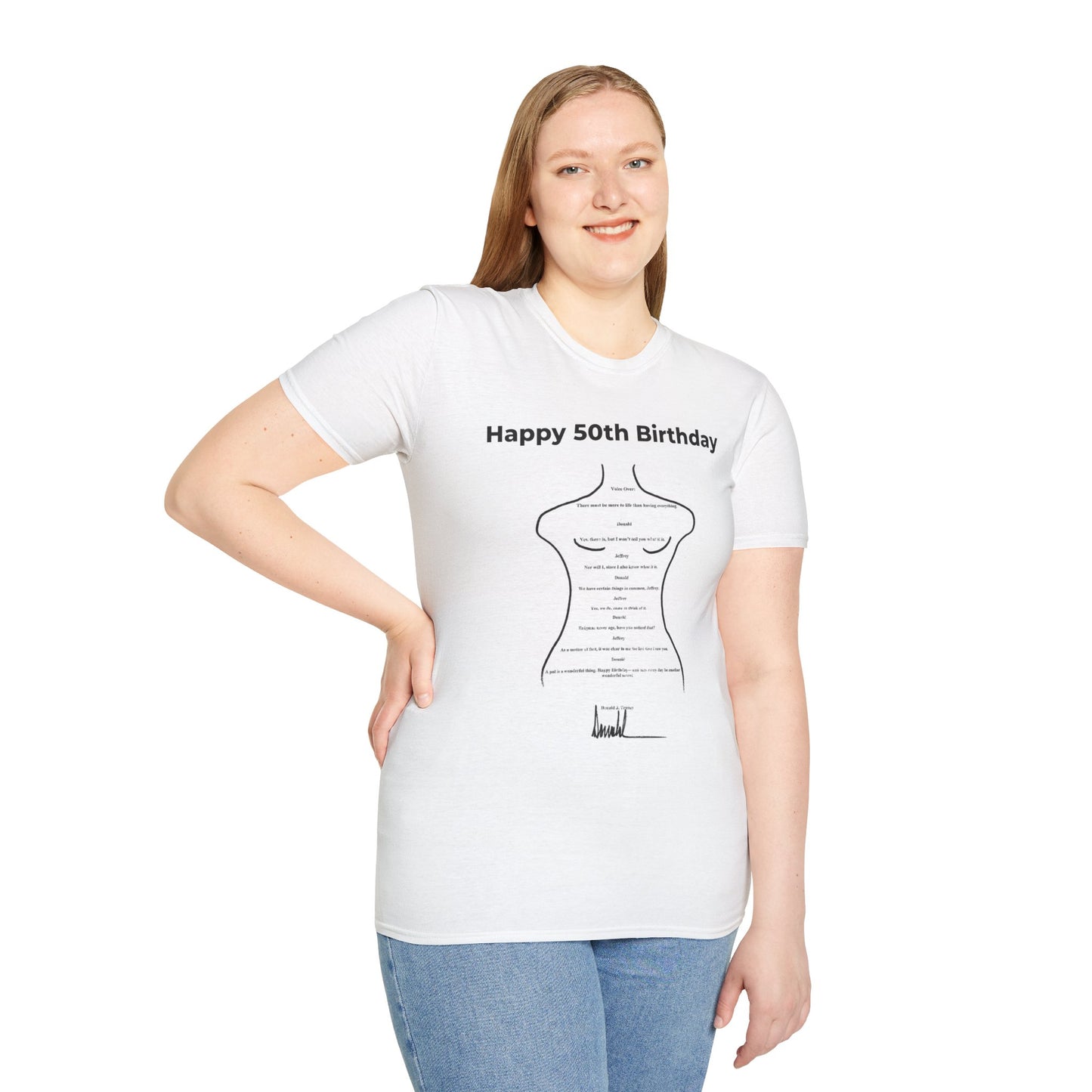 Release the Epstein Files T-Shirt – POTUS Birthday Note to Epstein