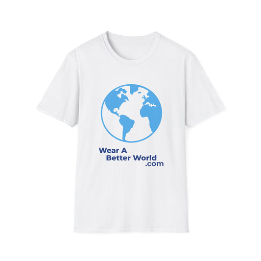 Wear A Better World Globe Logo T-Shirt | Activist Earth Tee