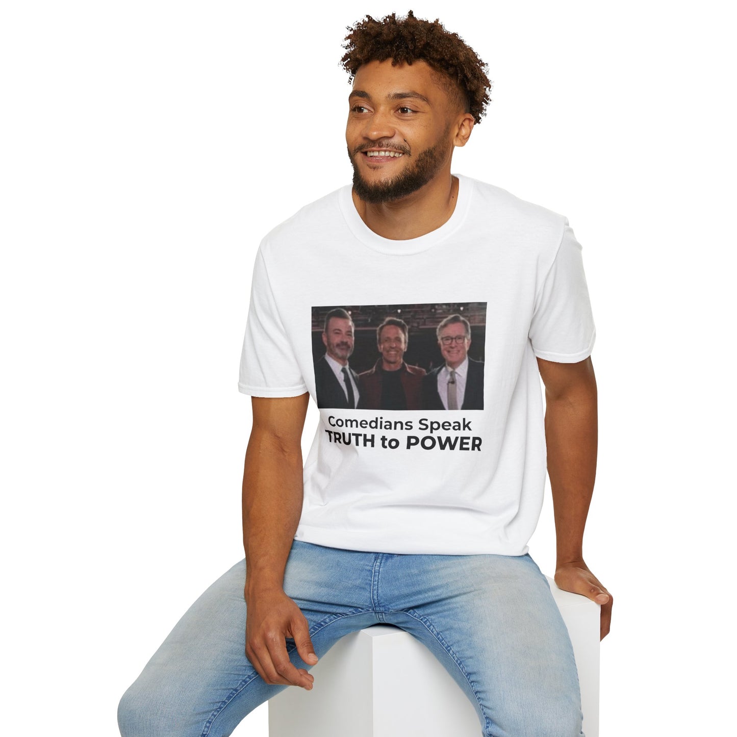 Dictators HATE Comedians – Truth to Power Satire Tee