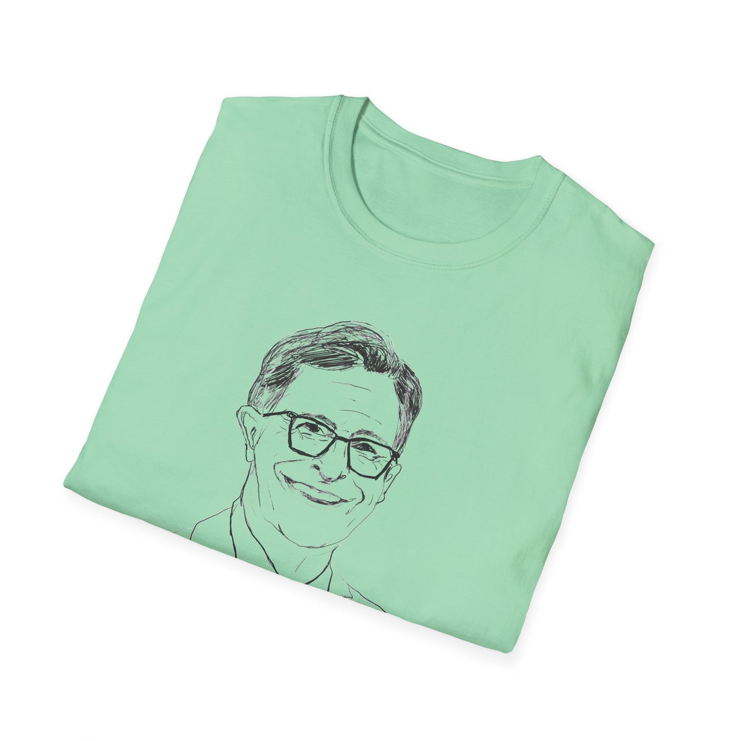 Comedy Is Not a Crime, but Silencing It Is—Stephen Colbert Mint Green Free Speech T-Shirt