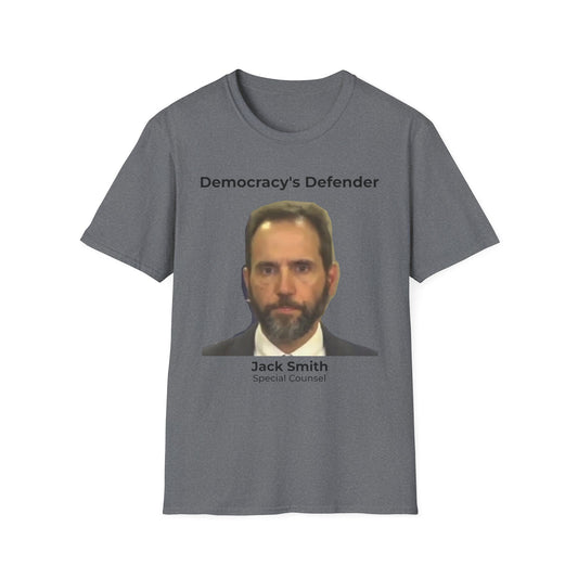 Democracy’s Defender – Jack Smith Special Counsel T-Shirt – Graphite Heather