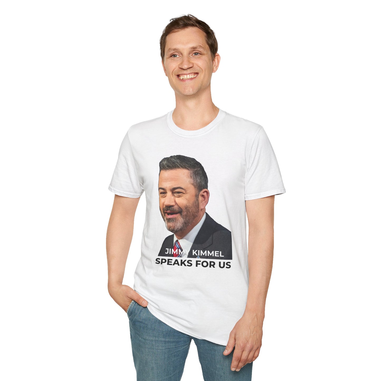Jimmy Kimmel Free Speech T-Shirt – First Amendment Protest Tee