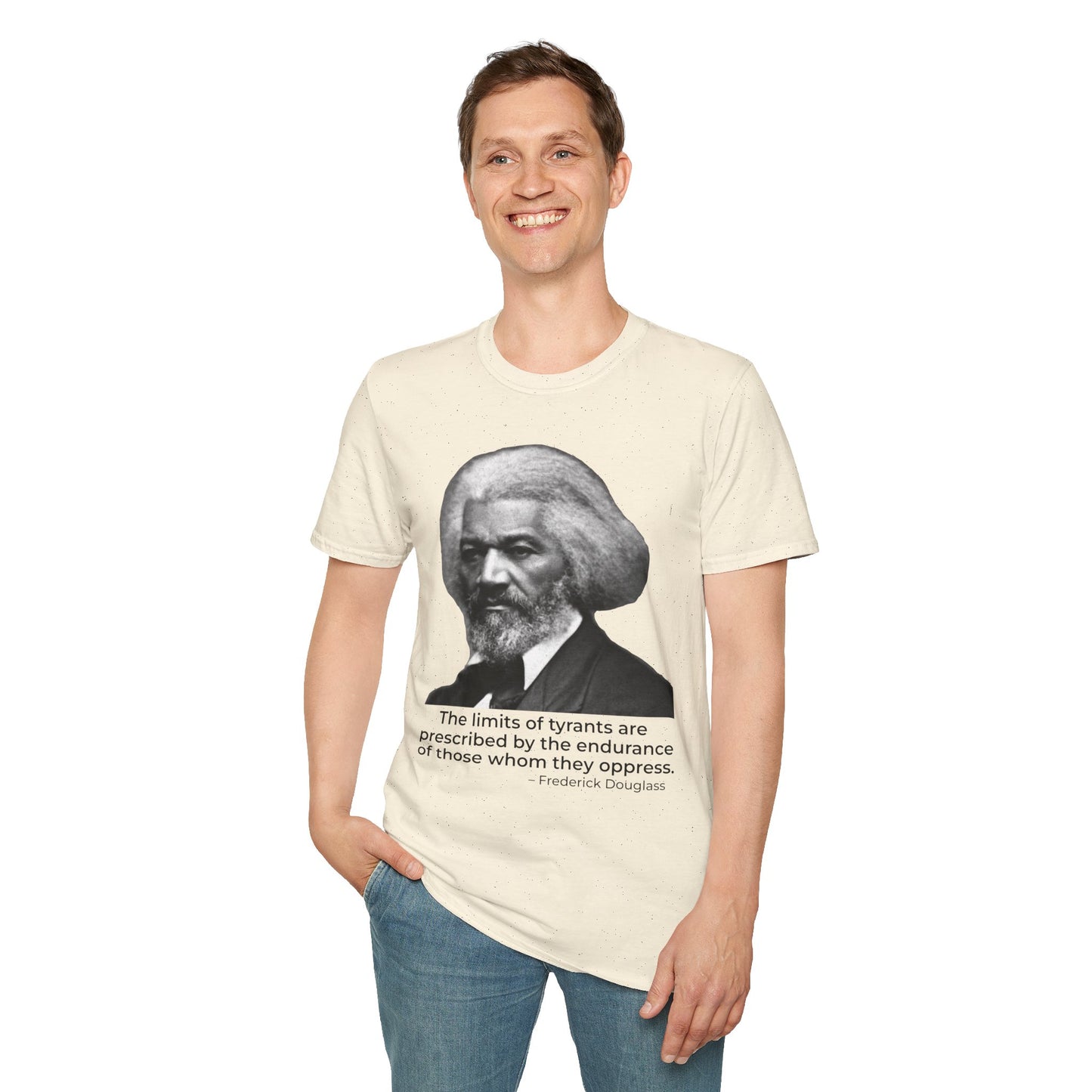The Limits of Tyrants – Frederick Douglass Quote Tee (Natural)