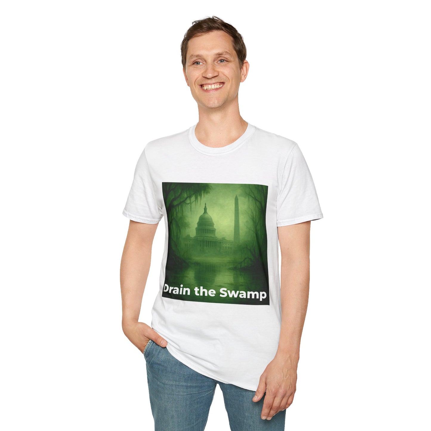 Drain the Swamp – Hypocrisy Tee–Front Design Only
