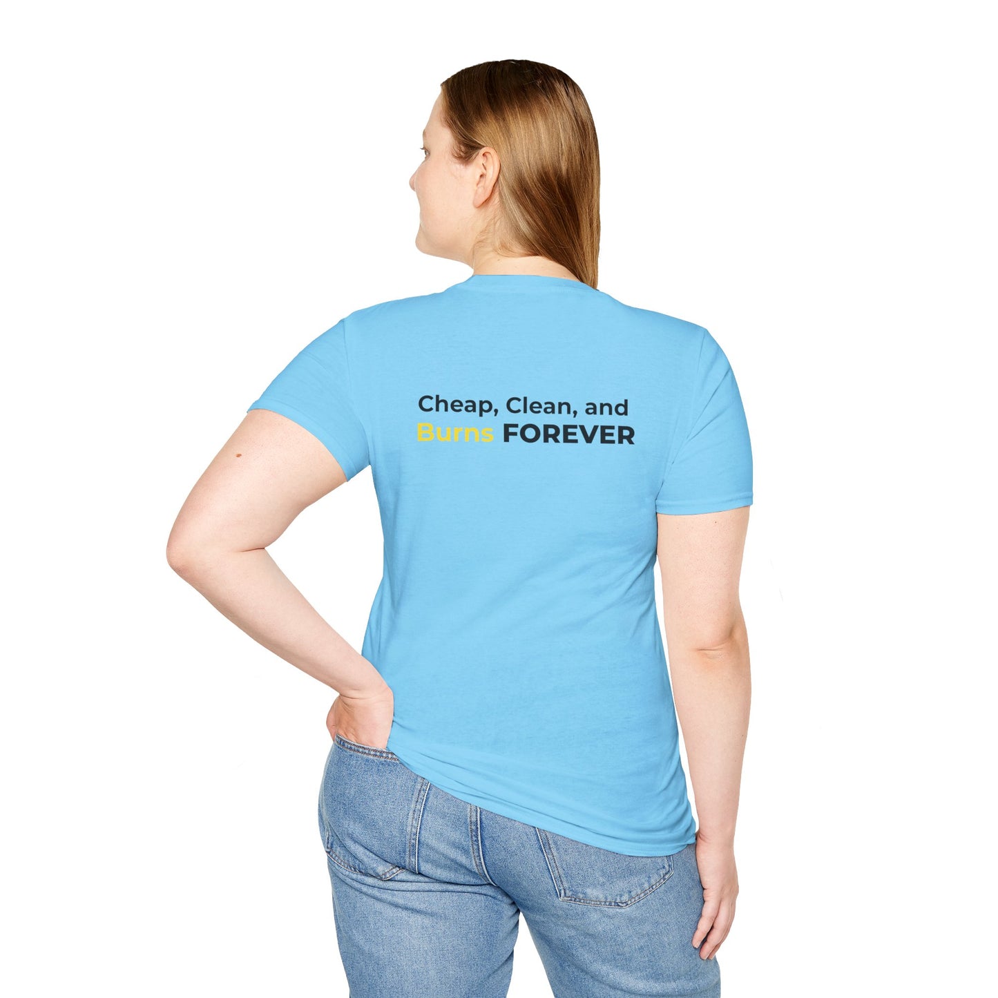 Renewable Energy Shirt – Clean Cheap Burns Forever Sun T-Shirt