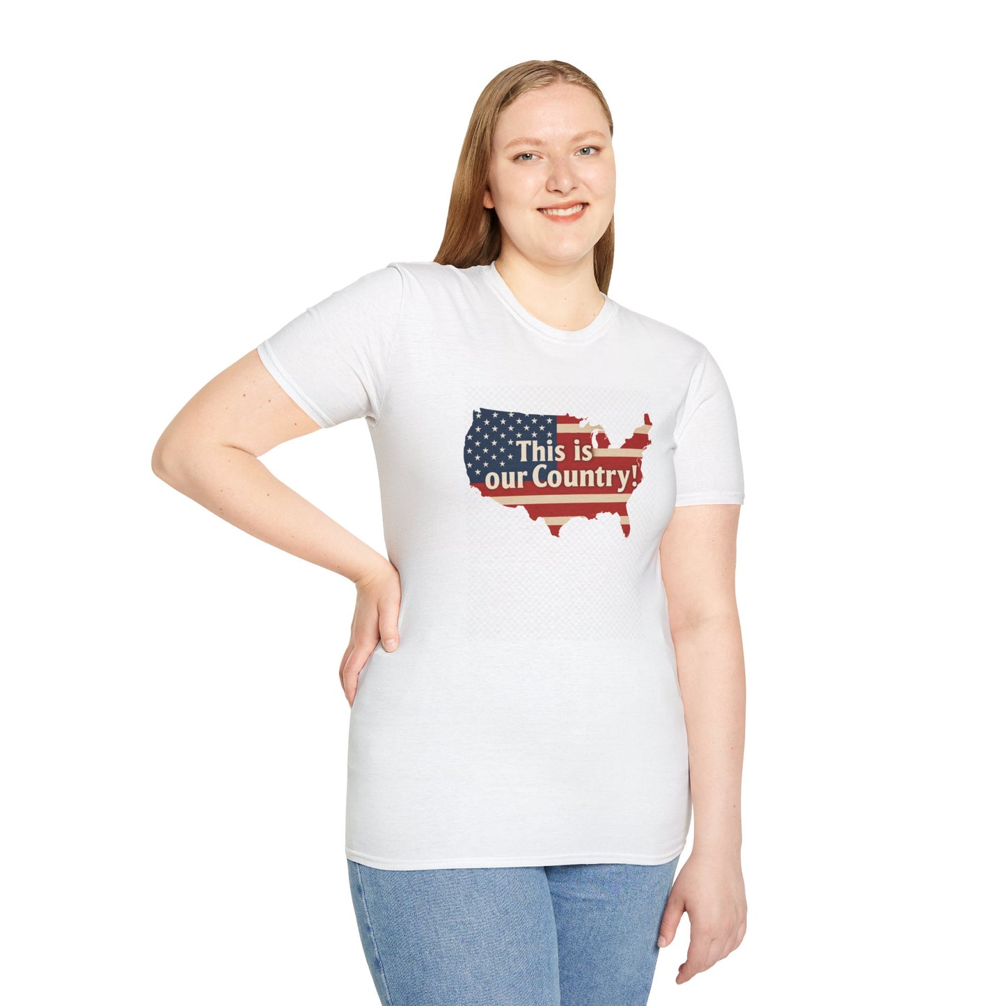 This Is Our Country – No Dictators Two-Sided Political Protest T-Shirt