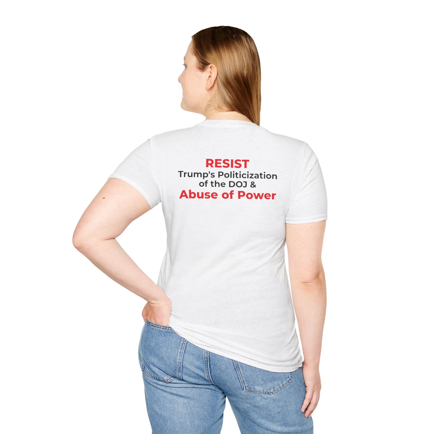 James Comey RESIST — Abuse of Power Protest T-Shirt – Double-Sided