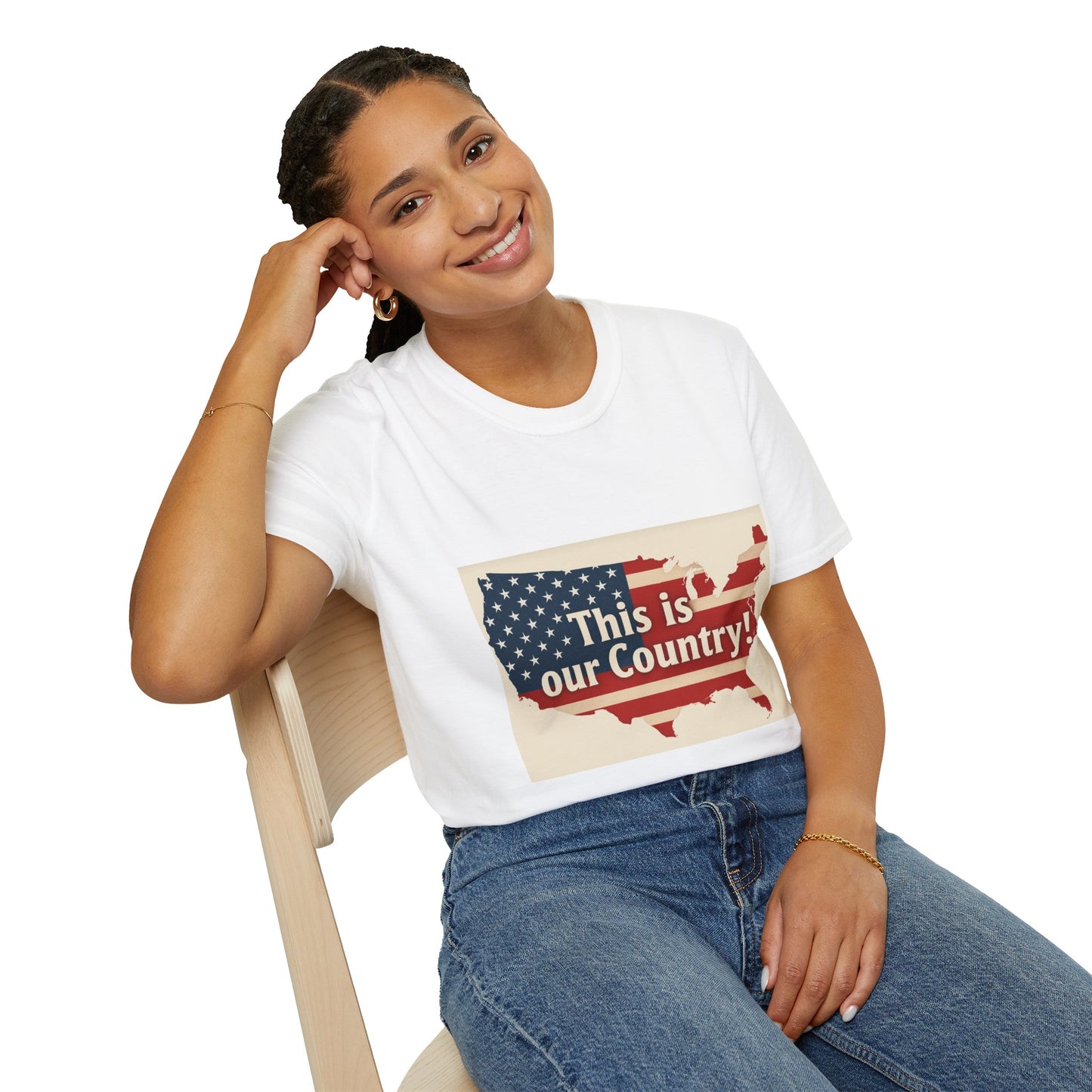 This Is Our Country – No Dictators T-Shirt | Free Speech & Democracy Tee