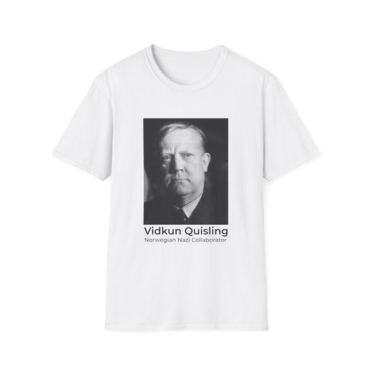 Quisling of the Month (September) T-Shirt – Vidkun Quisling & Brandan Carr Political Satire Tee