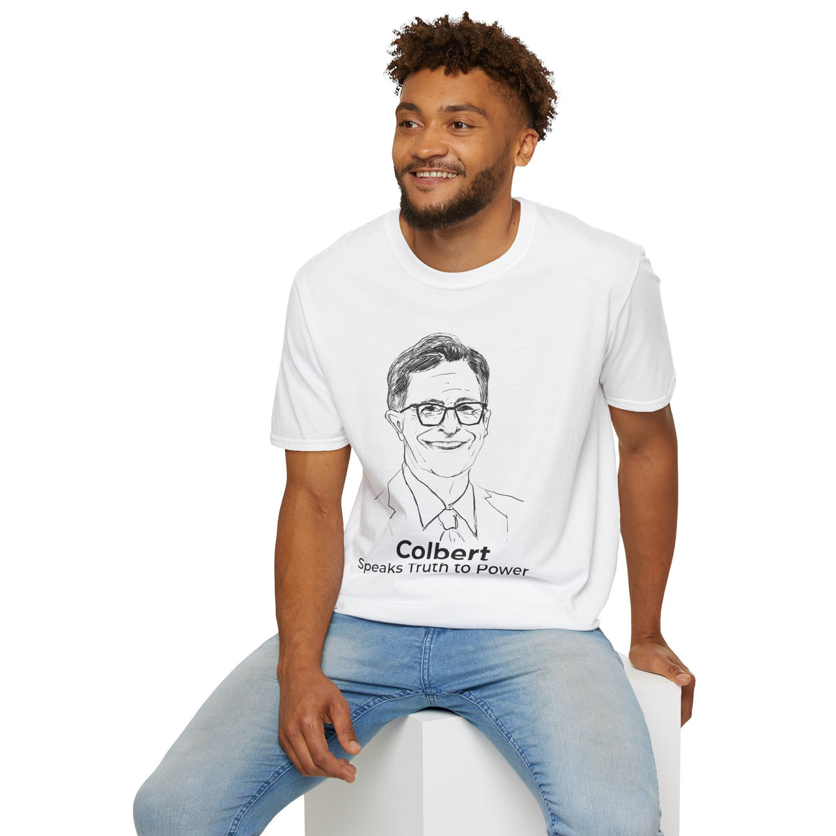 Stephen Colbert Truth Telling T-Shirt - TWO-SIDED