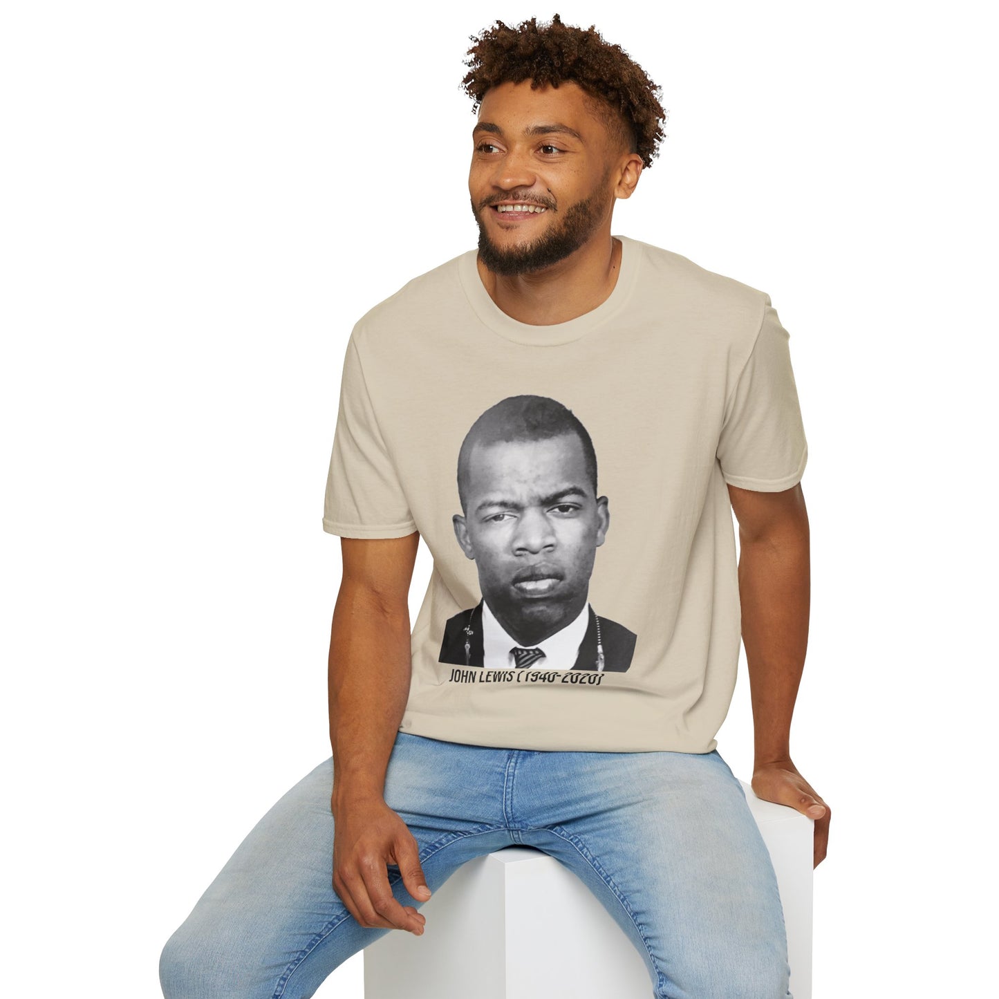 John Lewis Get in Good Trouble Legacy Shirt – Civil Rights Quote Tee – Sand