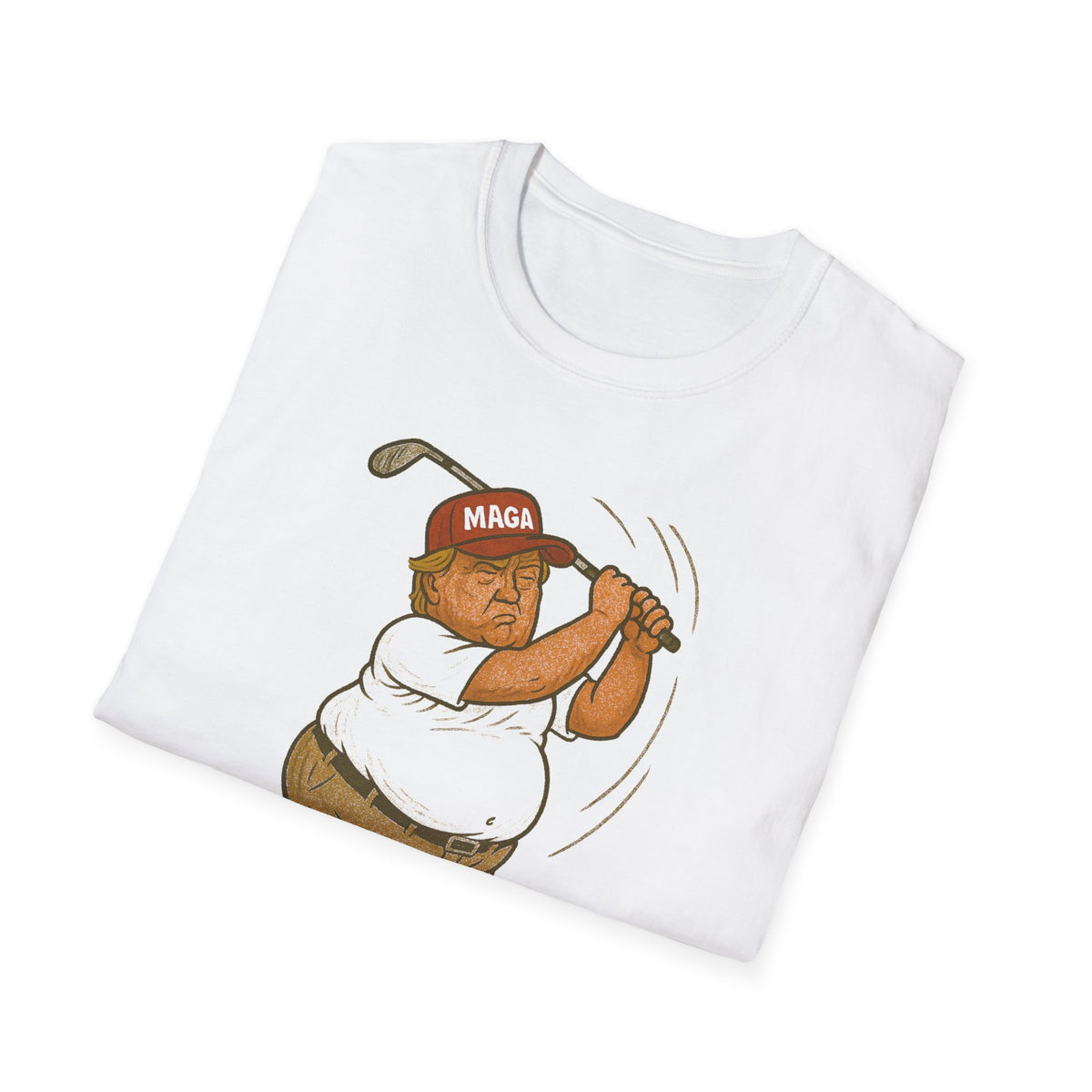 Austerity for Thee – Trump Golfing Political Satire T-Shirt