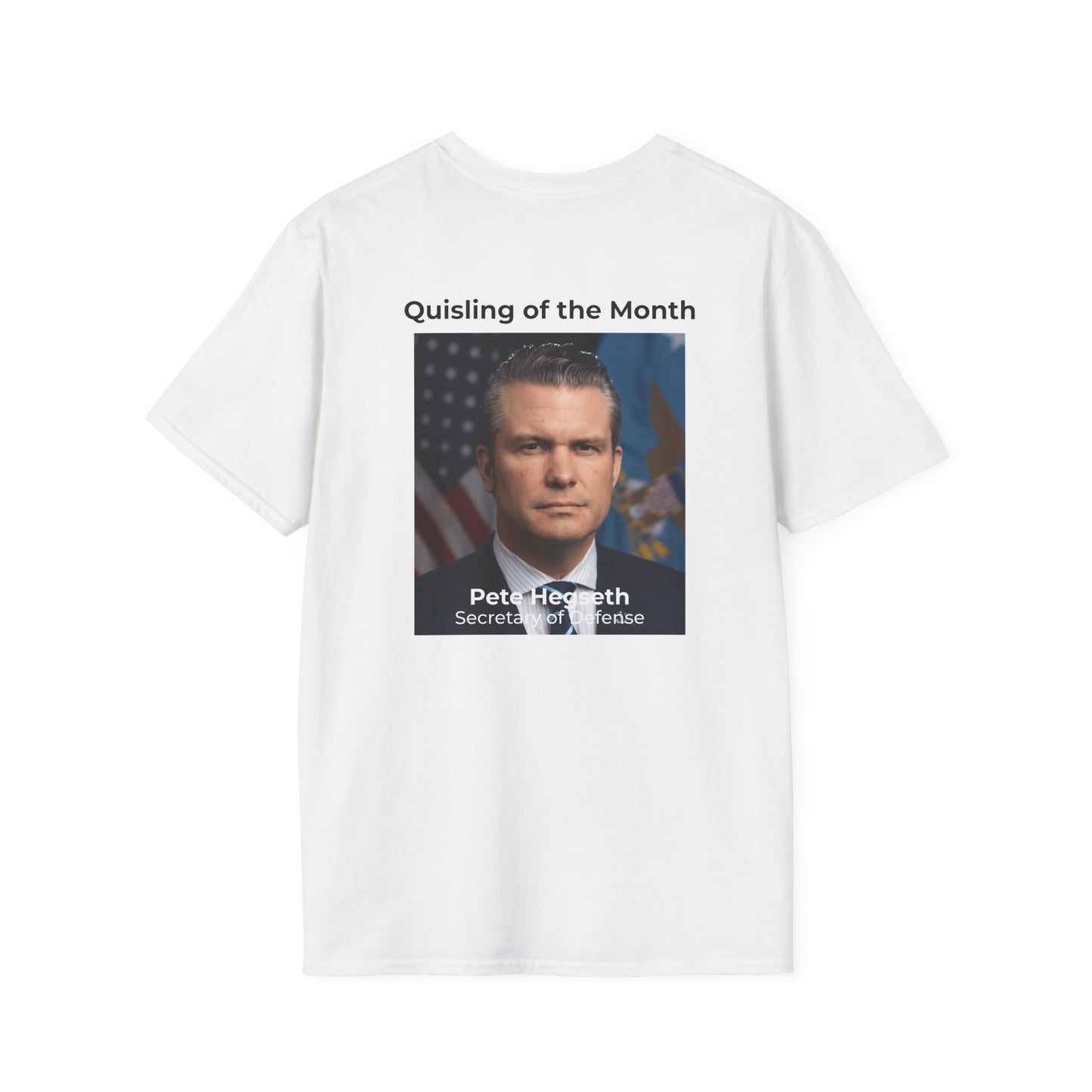 Quisling of the Month (December) T-Shirt – Pete Hegseth Accountability Tee