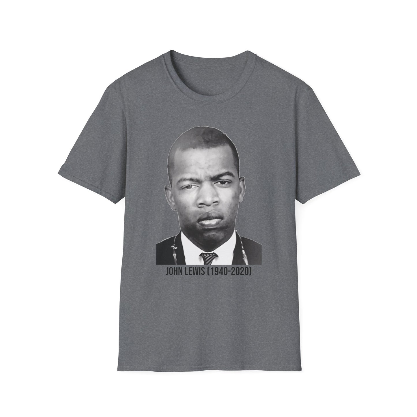 John Lewis Get in Good Trouble Legacy Shirt – Civil Rights Quote Tee – Graphite Heather