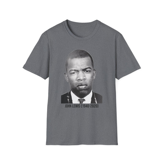 John Lewis Get in Good Trouble Legacy Shirt – Civil Rights Quote Tee – Graphite Heather