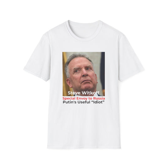 Putin’s “Useful Idiot” – Political Satire T-Shirt