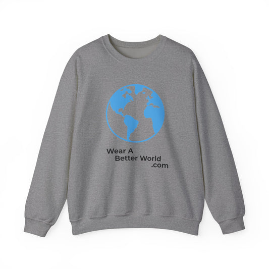Truth to Power Crewneck Sweatshirt – Speak Truth Statement – Graphite Heather