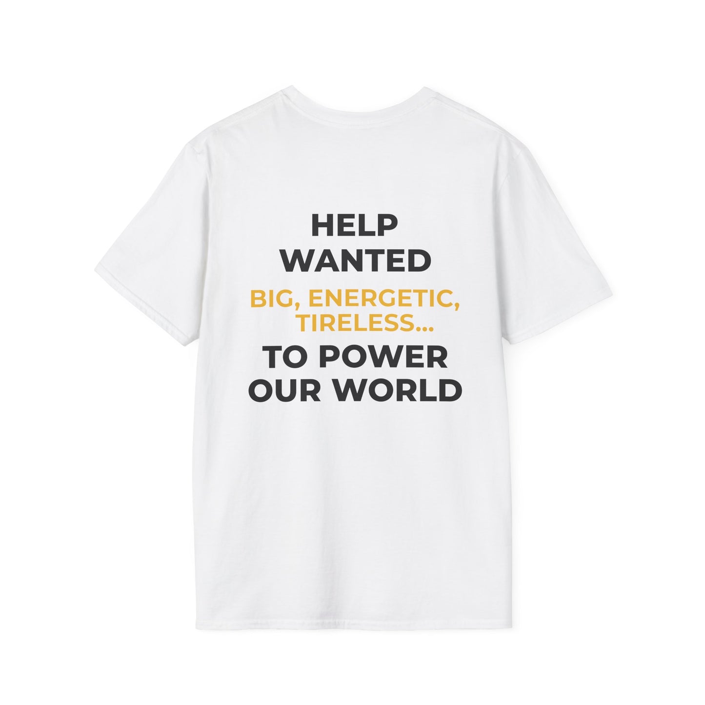 Help Wanted Sun T-Shirt | Limitless Solar Energy Climate Protest Tee