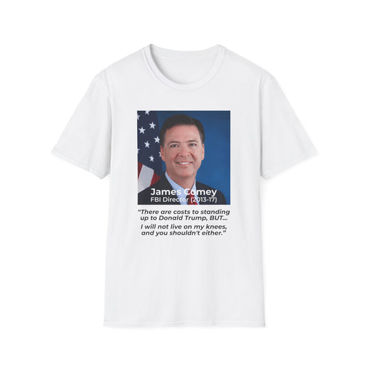 James Comey “RESIST” — Abuse of Power Protest T-Shirt – Double-Sided