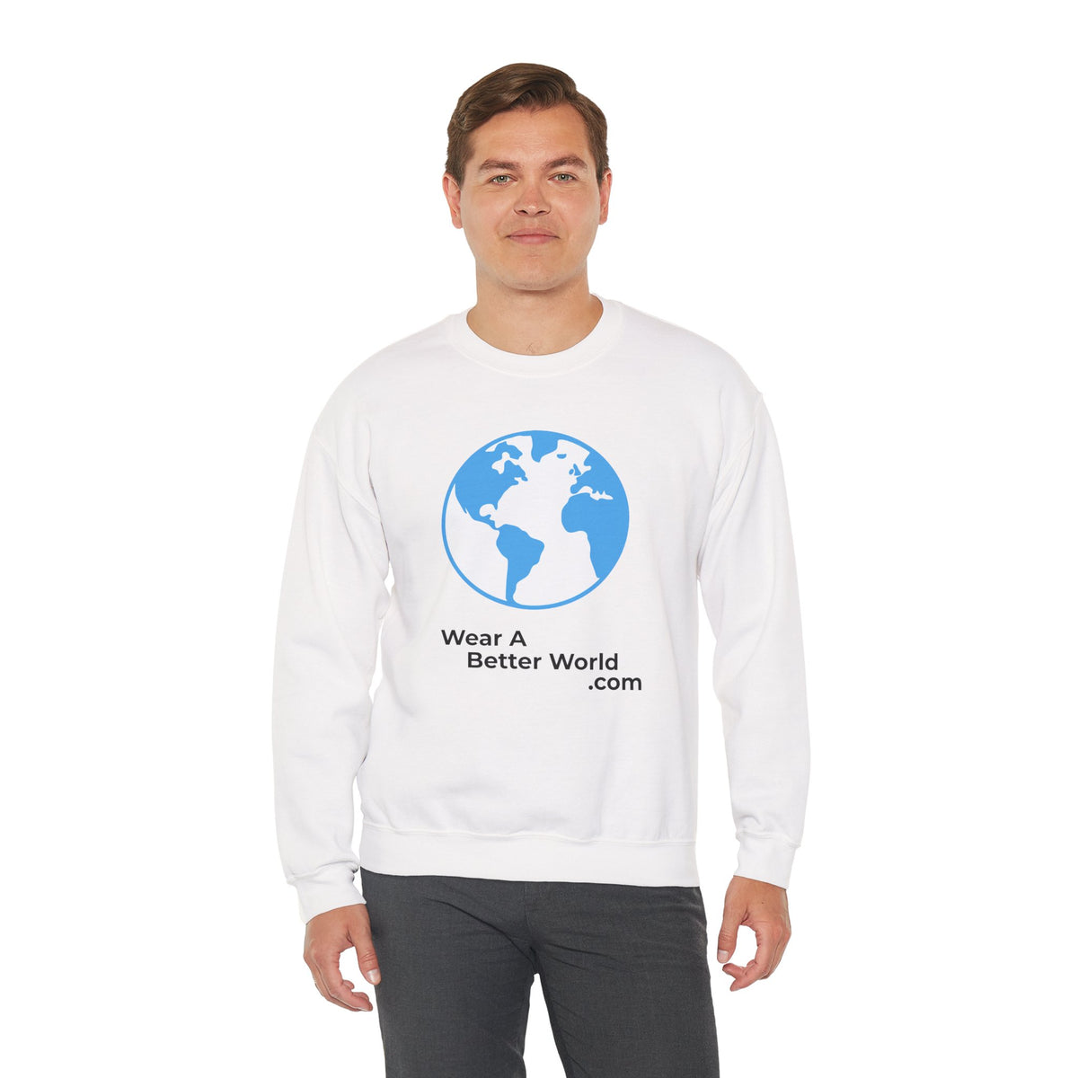 Truth to Power Crewneck Sweatshirt – Speak Truth Statement – White
