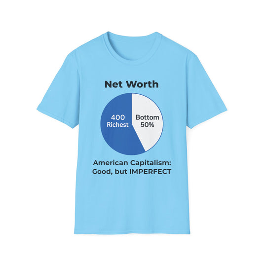 American Capitalism – Good, but Imperfect SKY BLUE T-Shirt