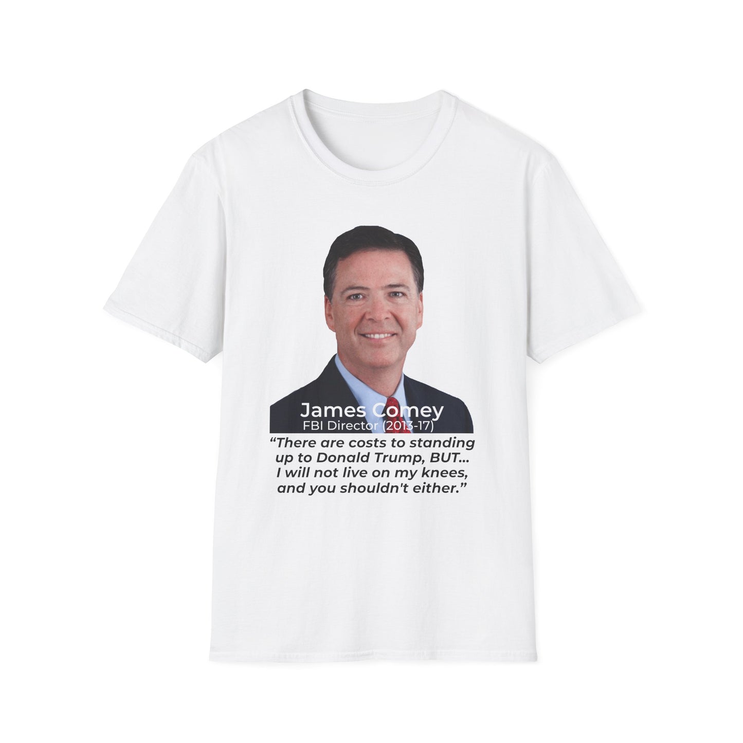 James Comey RESIST — Abuse of Power Protest T-Shirt – Double-Sided
