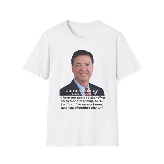 James Comey RESIST — Abuse of Power Protest T-Shirt – Double-Sided