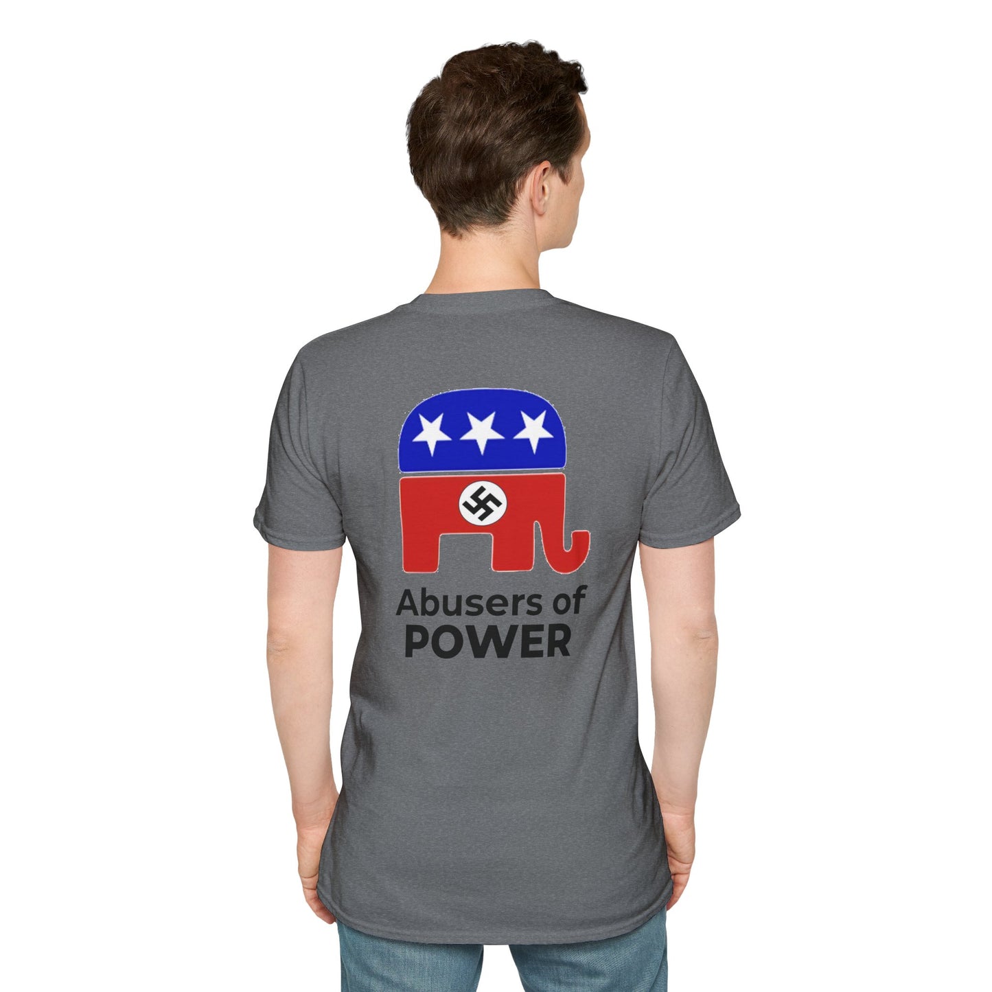 Release the Epstein Files T-Shirt – GOP Accountability Two-Sided Protest Tee – Graphite Heather