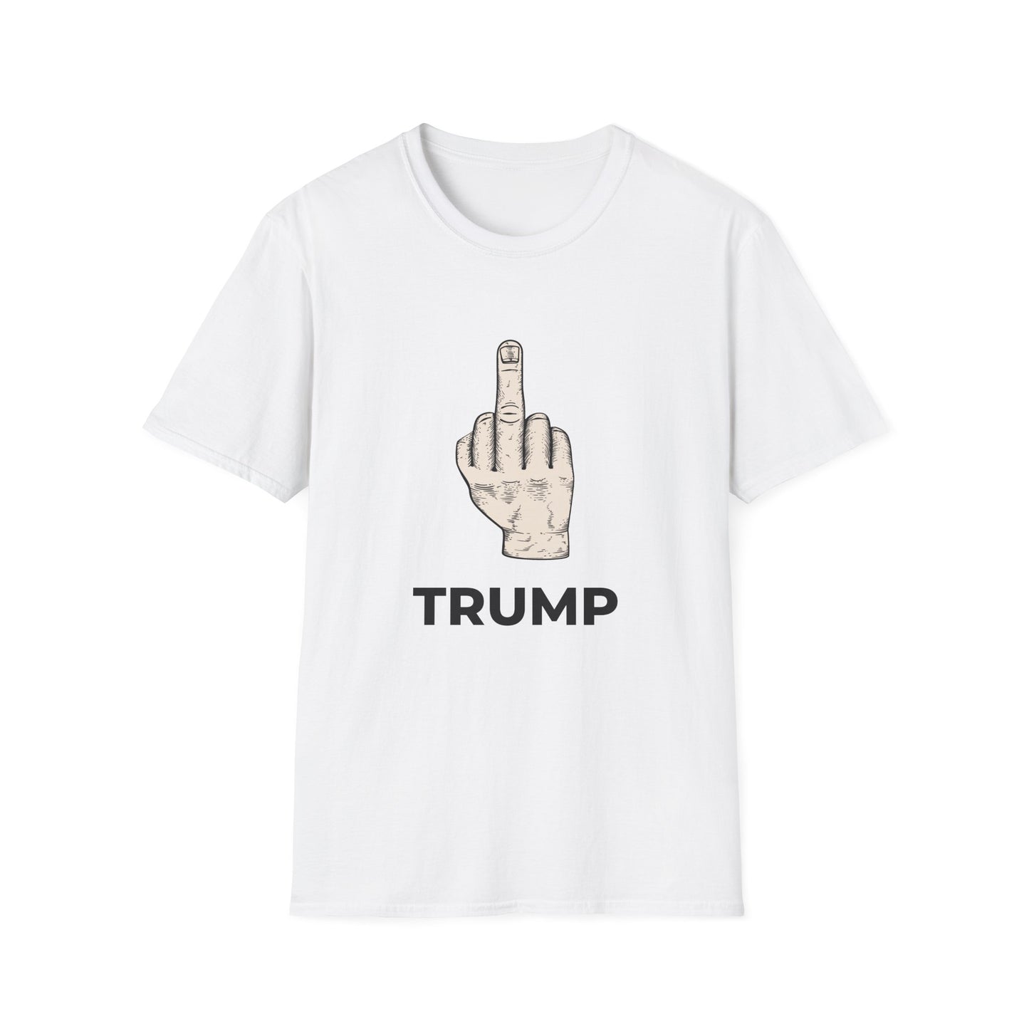 First Amendment Protest Shirt – Flipping Off Tyranny Free Speech Tee -Mint Green