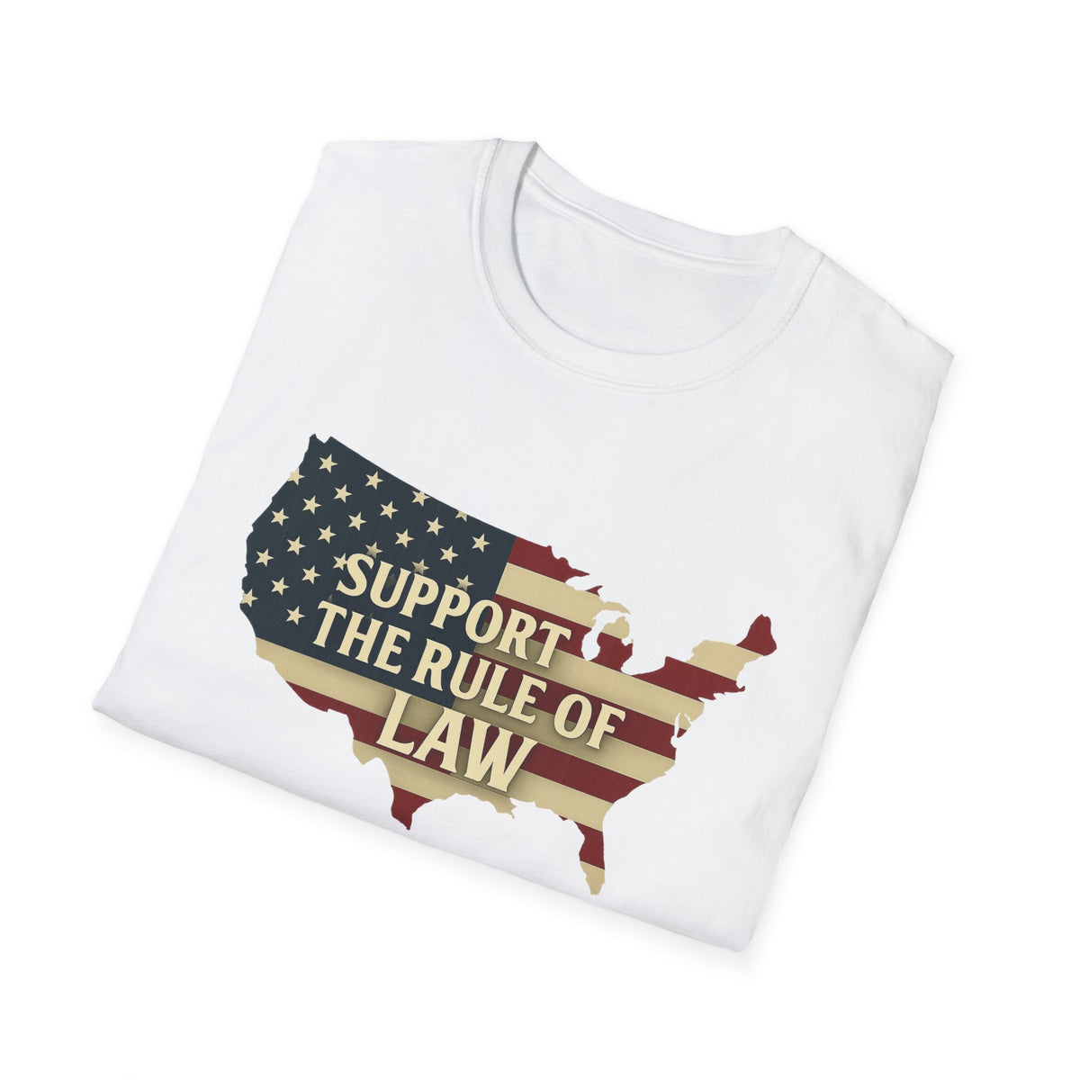 Support the Rule of Law T-Shirt – Civic Responsibility Protest Tee
