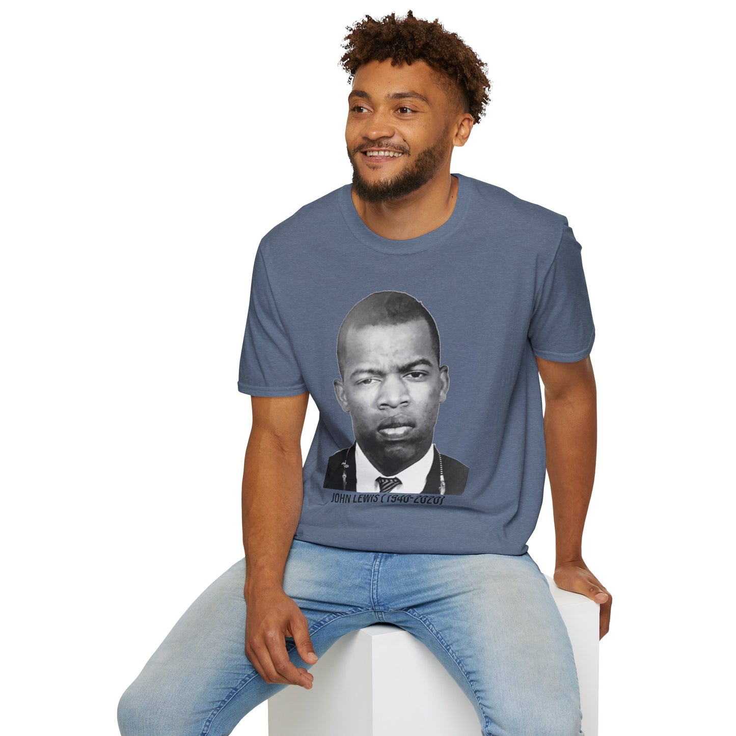 John Lewis Get in Good Trouble Legacy Shirt – Civil Rights Quote Tee – Heather Indigo