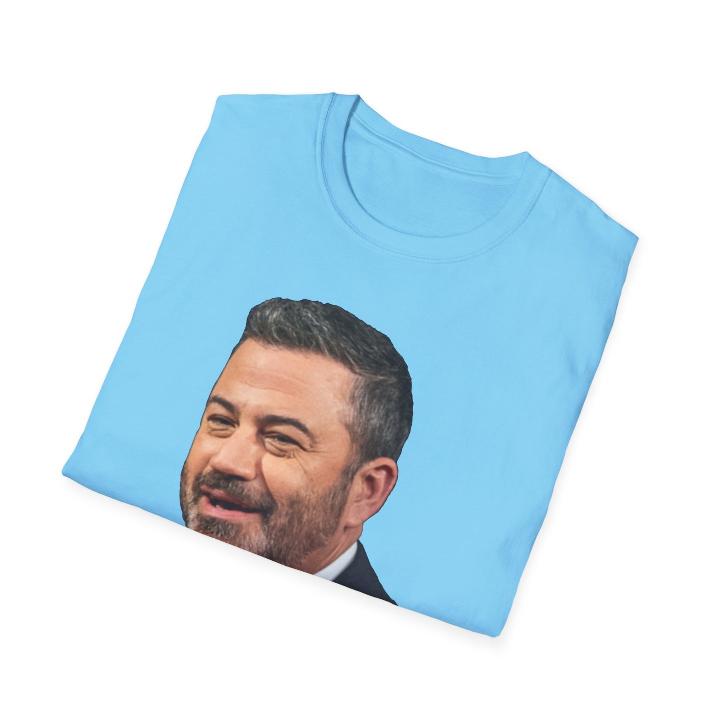 Comedy Is Not a Crime – Silencing It Is – Jimmy Kimmel Tee – Sky Blue