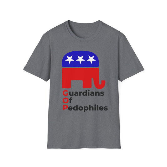 Release the Epstein Files T-Shirt – GOP Accountability Two-Sided Protest Tee – Graphite Heather
