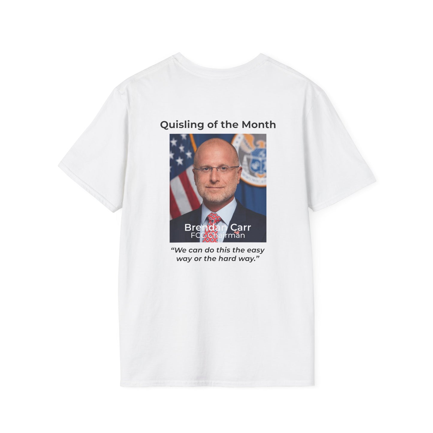 Quisling of the Month (September) T-Shirt – Vidkun Quisling & Brandan Carr Political Satire Tee