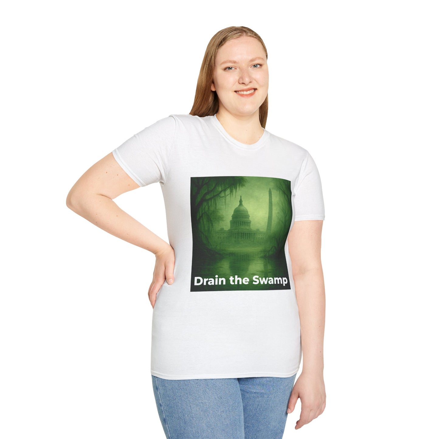 Drain the Swamp – Hypocrisy Tee–Front Design Only