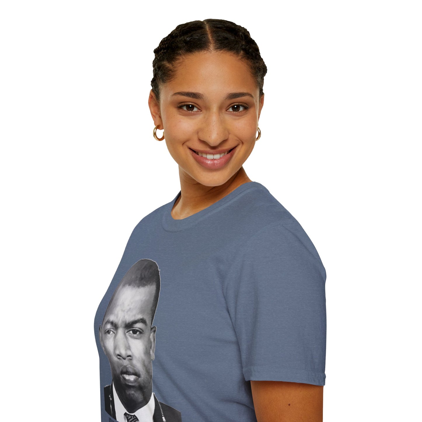 John Lewis Get in Good Trouble Legacy Shirt – Civil Rights Quote Tee – Heather Indigo