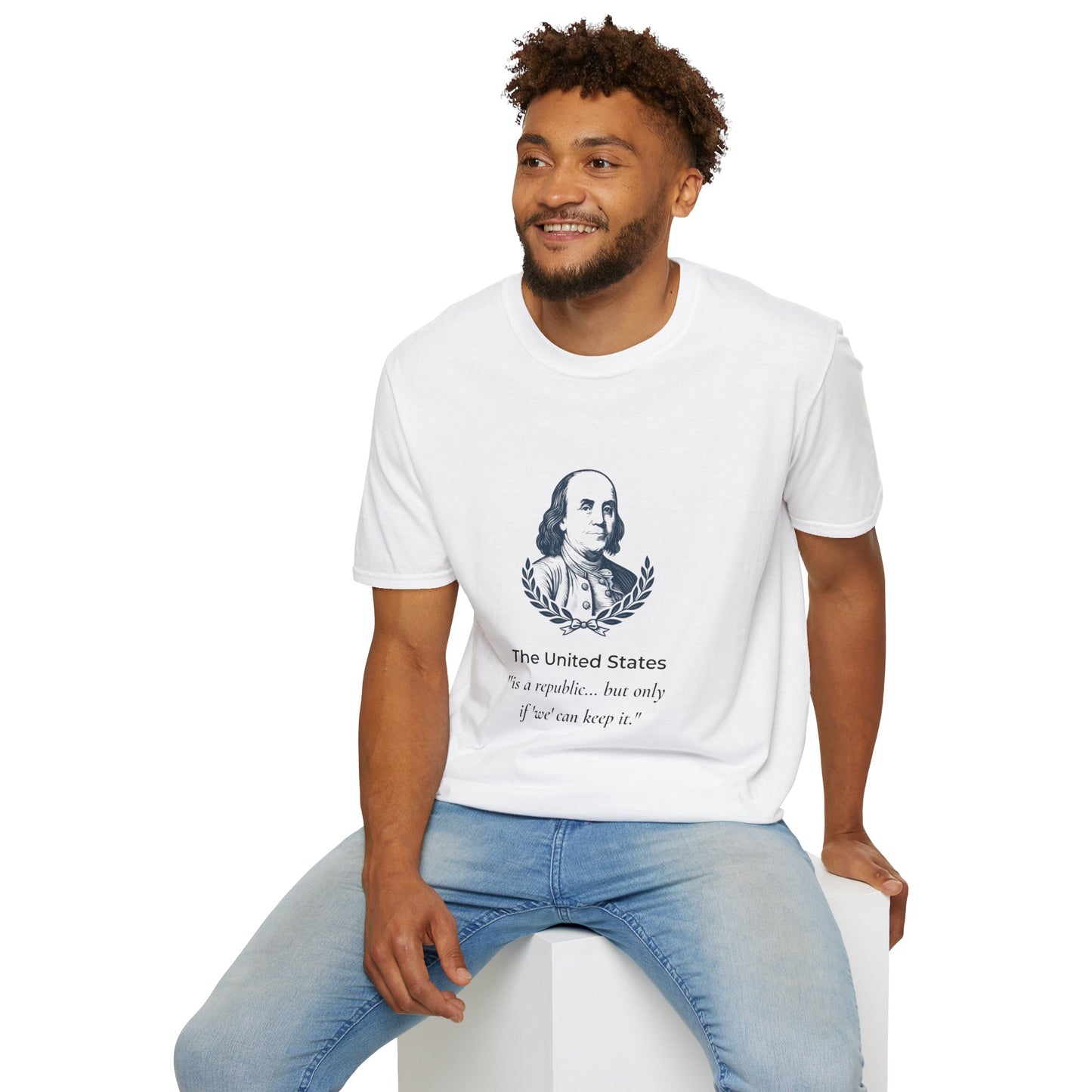 No Dictators T-Shirt | A Republic If You Can Keep It Ben Franklin Quote Tee