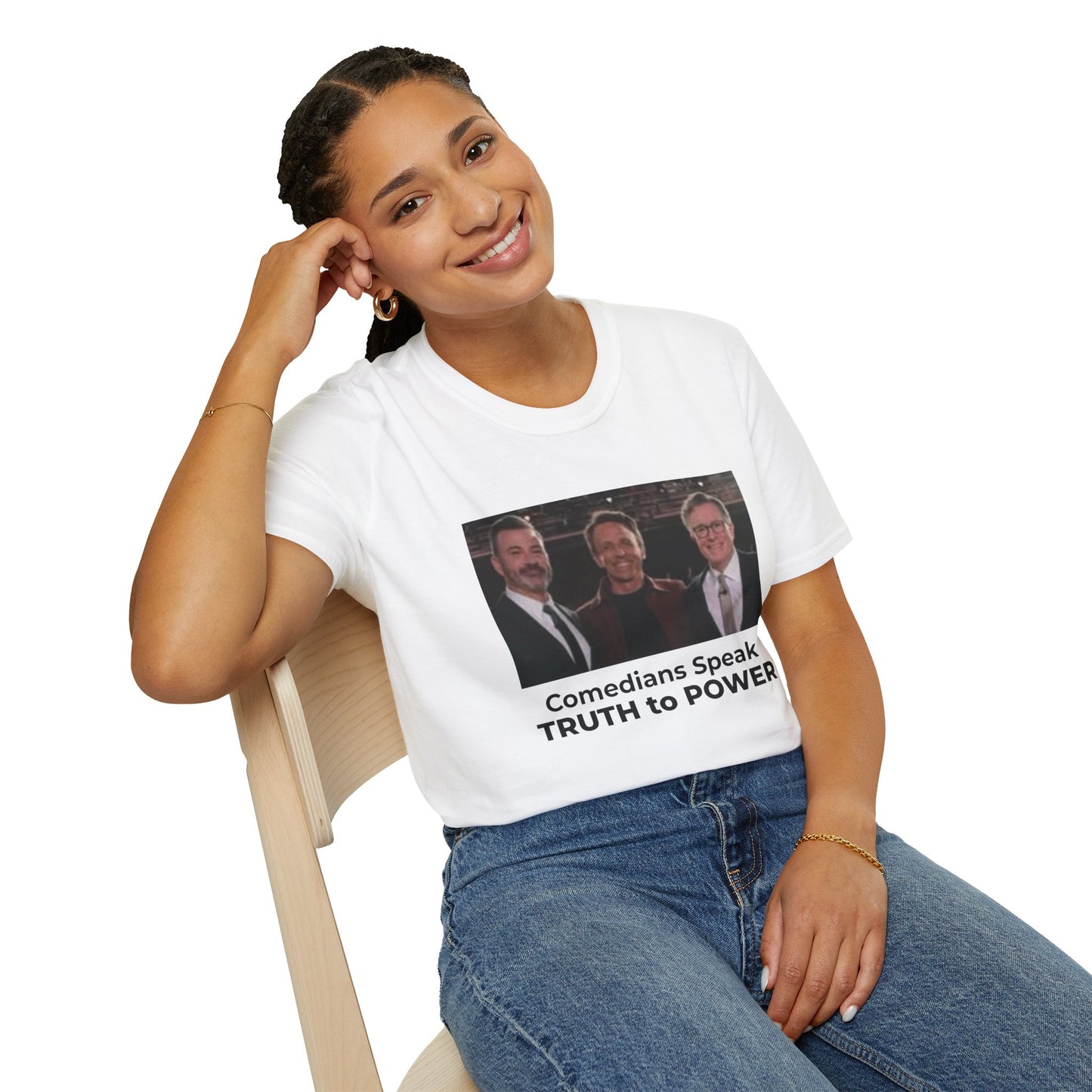 Dictators HATE Comedians – Truth to Power Satire Tee